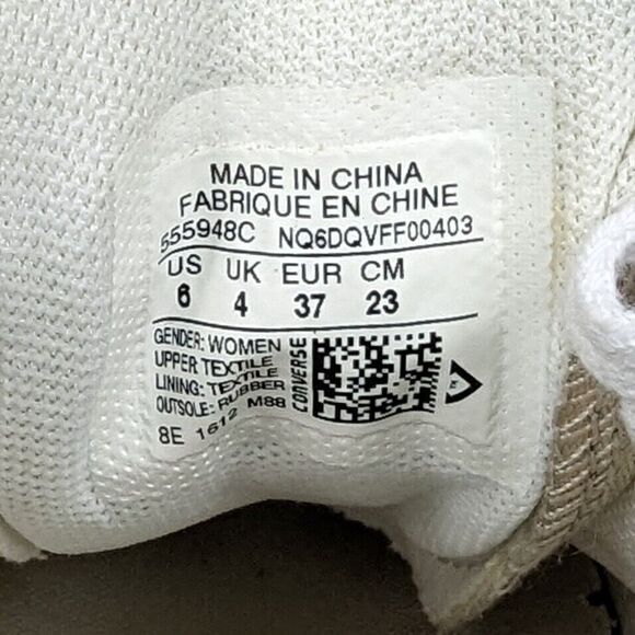 Chuck Taylor Converse Sneakers Women's Size 6 Gold All Star - Picture 4 of 12